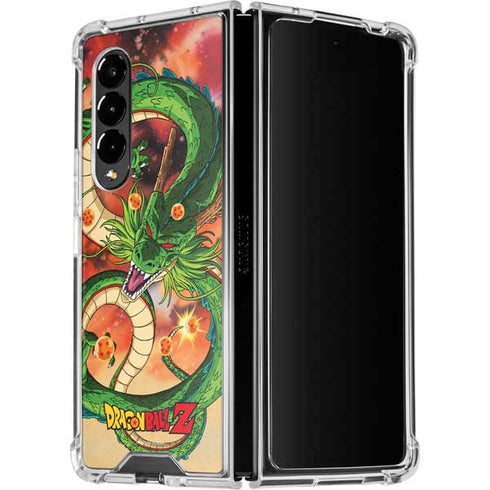 Dragon Ball Z One Wish Shenron Galaxy Z Fold4 5G Clear Case